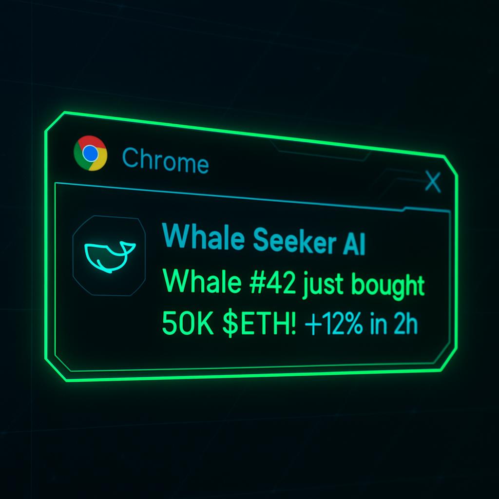 Real-time notification from Whale Seeker AI